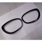 FOR 2017-2021 MINI F60 COUNTRYMAN GLOSS BLACK HEADLIGHT RING TRIM SURROUND PAIR
