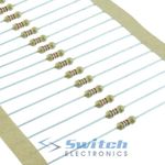 1r to 10M Ohm - 0.25W Carbon Film Resistors 5% Tolerance - 10 or 50 Pack
