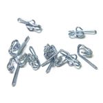 Curtain Hooks Metal 10, 30,50,100,500,1000 Pencil Pleat, Pinch Pleat, Rufflette