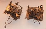 Two vintage small cuckoo clock movement for spares