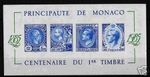Monaco Deluxe Test Of The BF Yvert 33A Centennial Stamp Princes ND 1985