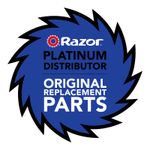 Razor Drift Rider/PowerRider 76mm Rear Wheels - Black (Set of 2)