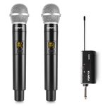 Vonyx WM552 Dual Wireless Microphone System UHF - Perfect for Events!
