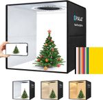 PULUZ 40/25cm Big LED Light Box Photo Tent Dimmable Photography Studio Shooting