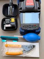 Eloik ALK-T1 Opt Fibre Fusion Splicer Kit w/ Cleaver Tools, Battery Pack & Case