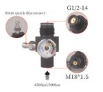 M18*1.5 G2/1-14 Adjust Valve Regulator 4500PSI Gas Cylinder Refill Fittings CO2