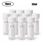10x 30ml Urine Sample Collection Pot with Leakproof Caps Safety and Hygiene