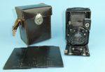 1924 Ernemann Heag VII 6.5 x 9cm folding plate camera. Excellent condition.