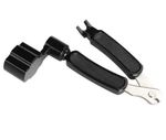 Guitar String Winder 3 in 1- Cutter - Peg Pin Puller - Clamp - Tuning Tool Black