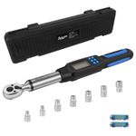 🔥3/8" Drive Calibrated Digital Torque Wrench Reversible Adjustable 3-60NM 1/4"