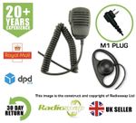 SPEAKER MIC & D-SHAPE EARPIECE FITS MOTOROLA CP040 DP1400  TWO WAY RADIO