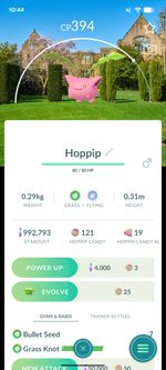 Pokemon Go Hoppip ( National Trust ) Nymans background