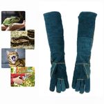 FIPASEN Animal Handling Gloves Bite Resistant, 23.6'' Anti Scratch Gloves for Gr