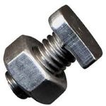 Greenhouse Bolts Cropped Head With Nuts Aluminium 11mm Spare Parts CHOOSE AMOUNT