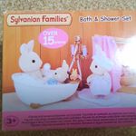 Sylvanian Families Bath & Shower Set 15+ Pieces, Complete With Box 5022 Comp