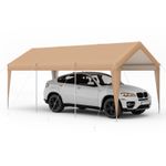 10 x 20 FT Portable Garage Tent Carport Steel Frame Car Canopy Tent Shelter