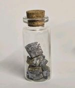 Galena Lead Ore for Wanlockhead Mines 30 Grams In Glass Bottle UK