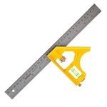 STANLEY 12" 305mm Metal Engineers Combination Cast Square With Scriber 246028
