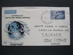 AUSTRALIA FIRST DAY COVER 1958 ROUND THE WORLD AIRMAIL SERVICE   ITALY