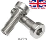 M3 M4 M5 M6 M8 M10 LOW HEAD CAP SCREWS ALLEN KEY SOCKET BOLTS A2 STAINLESS STEEL