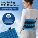 13x22 Inch Large Ice Pack for Back & Joints - Hot Cold Compress Therapy Reusable