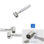 Stainless Steel Handle Wallpaper Roller with Two Way Carbon Steel Bearing