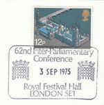 Parliamentary Conference GB Used Royal Festival Hall (b) 1975 ON PIECE (146096)