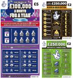 3x Fake Winning Lottery Scratch Cards Prank, Funny Joke Gag Gift for Friends