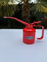 Vintage WESCO Red Oil Can 1/2 pint - Working condition.