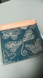 Groovi Parchment Embossing Plates - butterfly (27)