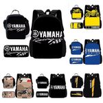 Yamaha Motorcycle School Backpack Bags Insulated Lunch Bag Pencil Case Set GiftL