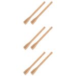 6Pcs Sturdy Wooden Hoe Handle Replacement for Garden and Home Use Comfortable