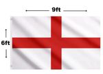 9x6 Foot Giant/Jumbo England Flag World Cup 26
