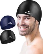 Swimming Hat Cap Ladies Mens Womens Adult Pool Beach Swim Waterproof Silicone UK