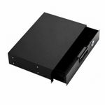 2U Rack-Mount Drawer 19 Inch Pull-out Rack Storage Drawer Compact