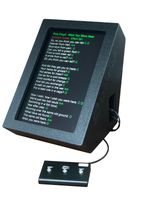 Stageprompter Wedge-03 Singers Lyric  Prompter Teleprompter Telemonitor Autocue