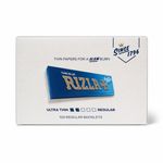 Rizla Blue Ultra Thin Reg Rolling Papers 100 Booklets Full Box 5000 Papers 70mm