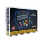 Acrylic Display Case fits LEGO Pokemon 40892 Kanto Region Badge Collection hardc