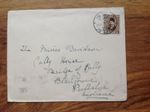Vintage Egyptian stamped envelope to the UK . Free UK Postage
