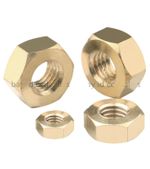 Fine Thread Brass Hexagon Nuts Hex Nut 1/4 5/16 3/8 1/2 7/16 5/8 3/4 7/8 1