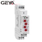 GEYA 2 Groups Delay on Timer Relay Time Delay Relay 16A  AC/DC12V-240V Din Rail