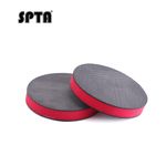 SPTA 1Pc 6" 150mm Clay Bar Wipe Hook Loop Foam Pad For Car Buffer Polishing