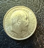 1907 Edward VII Silver Threepence High Grade