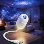 360° Rotating HD Smart Dynamic Holographic Night Light Projector for Bedroom