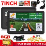7" GPS Sat Navs for Car Truck HGV Navigation 8G UK&EU Map Free Lifetime Screen🔥