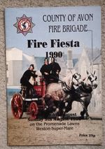 COUNTY OF AVON FIRE BRIGADE - `Fire Fiesta 1990` Programme 1990