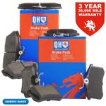 Front And Rear Brake Pads Complete Set Fits MINI 2006- R55 R56 R57 F55 F56