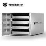 Yottamaster 4 Bay RAID Type B Hard Drive Enclosure Aluminium For 2.5" 3.5" HDD