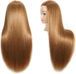 26" Salon Hair Practice Training Head Mannequin Hairdressing Doll with Clamp