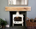 Solid Oak Beam Fireplace Mantle - Lintel Floating Shelf Mantelpiece Timber